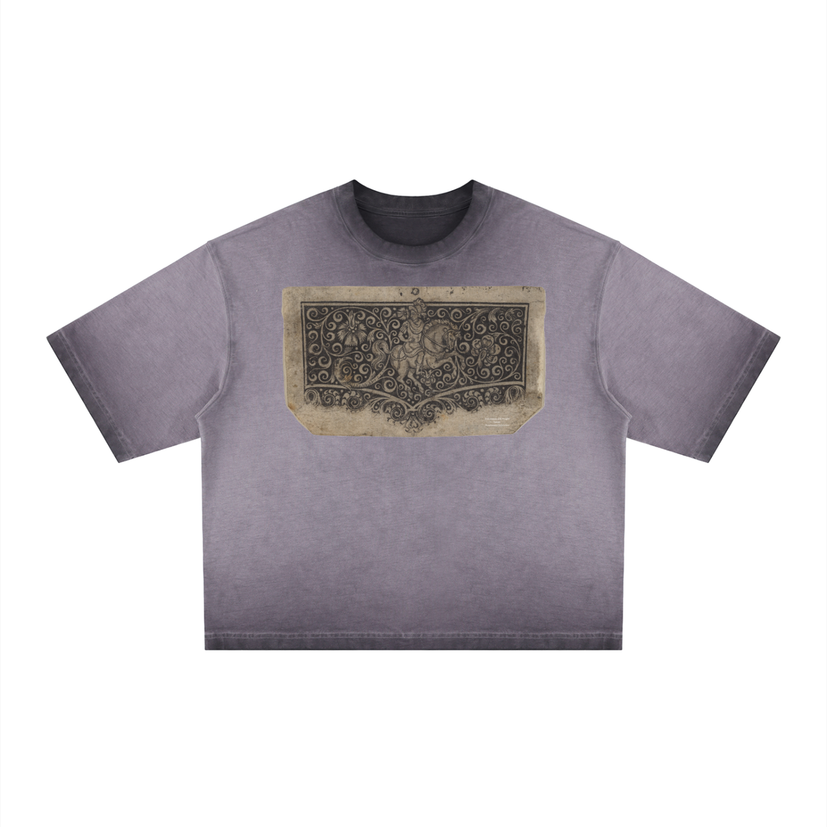 M.Lola “Knight” Unisex Reverse Dyed Boxy T-Shirt