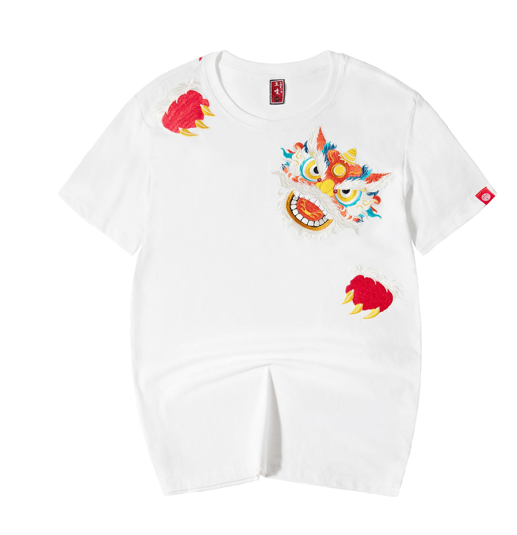 KH694 Dragons Revival Embroidery Tee