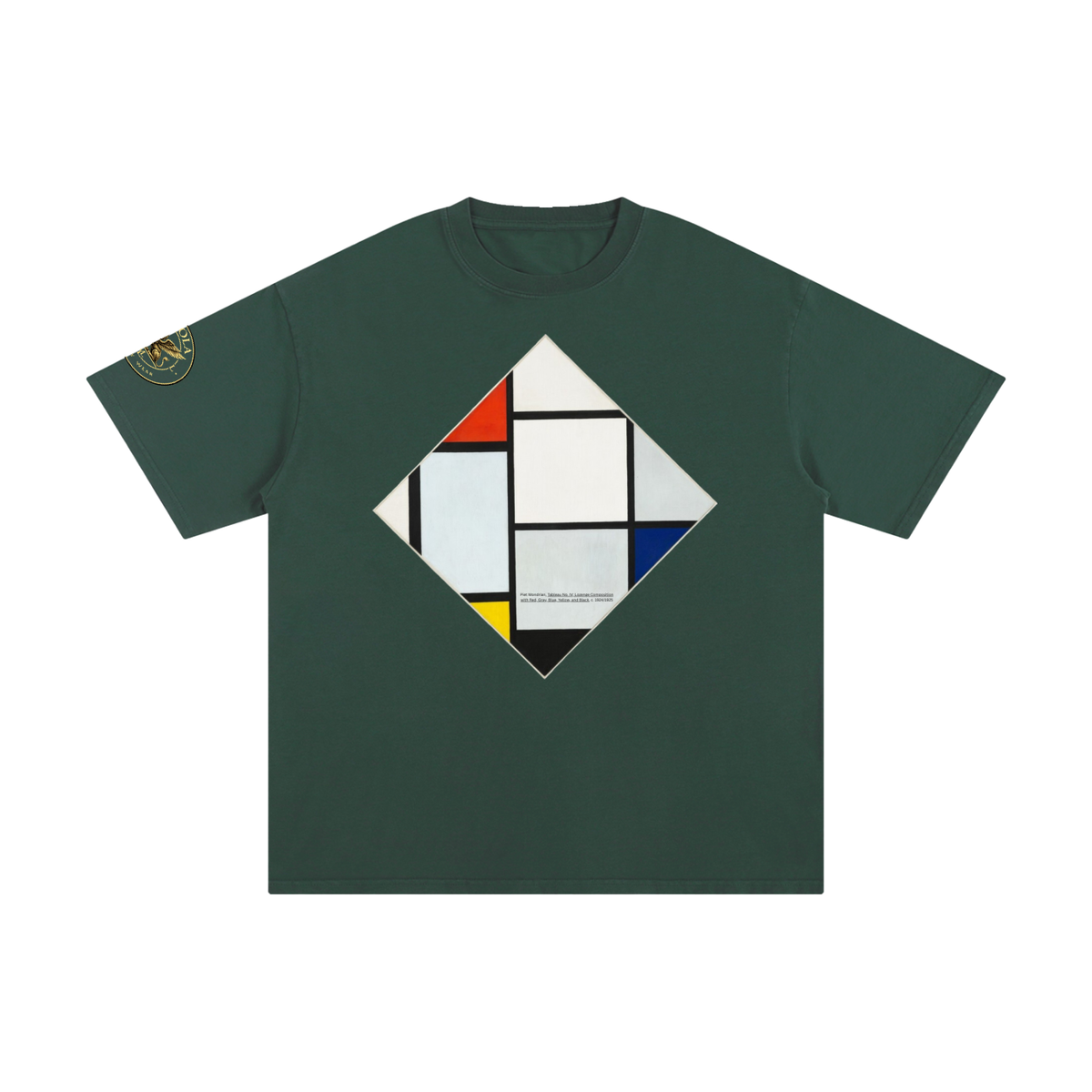 M.Lola “Mondrian” Unisex Pure Cotton T-Shirt
