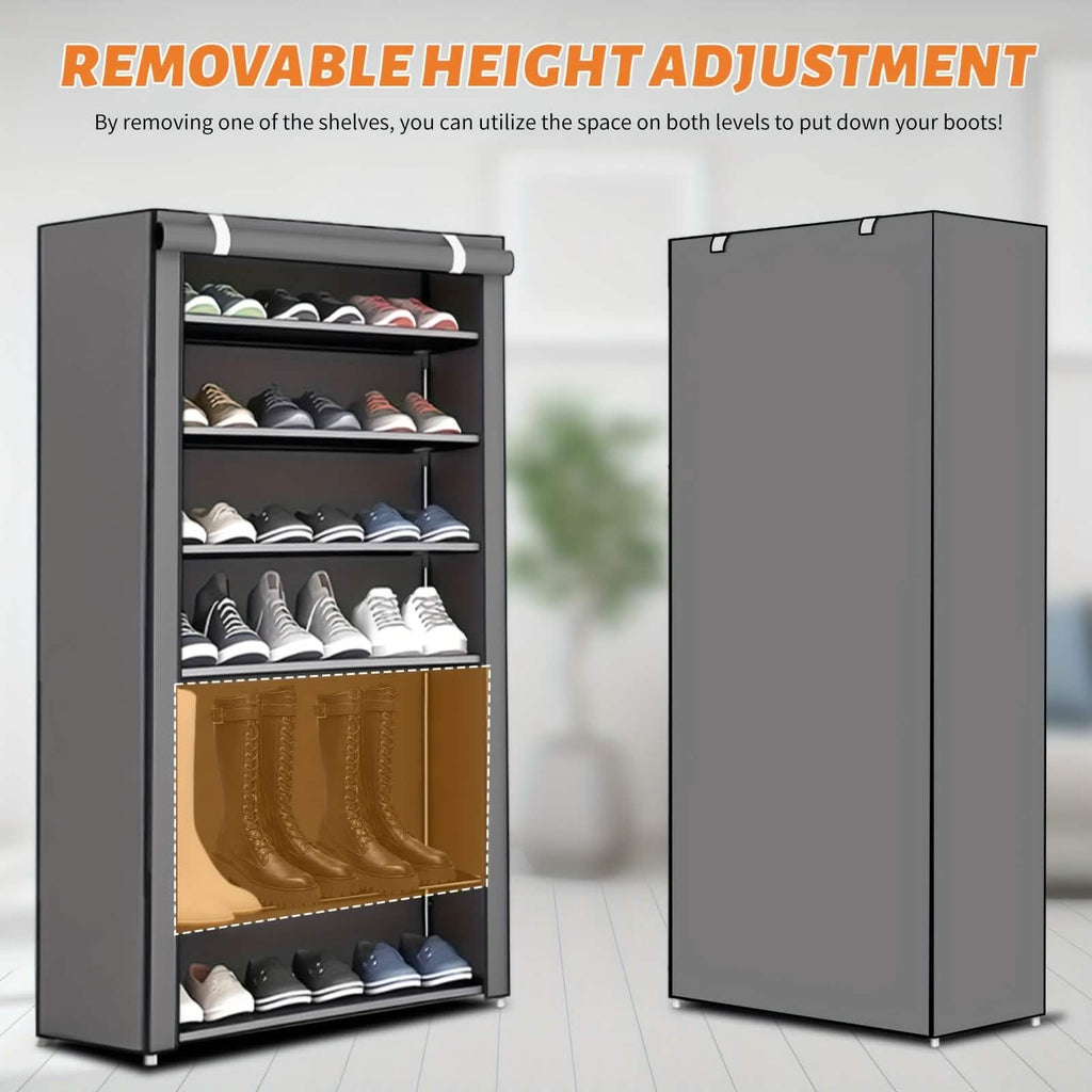 10-Layer 9 Grid Shoe Rack Shelf Storage Closet Organizer
