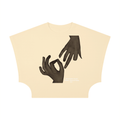 M.Lola “Hands” Women's Cropped Dolman T-Shirt