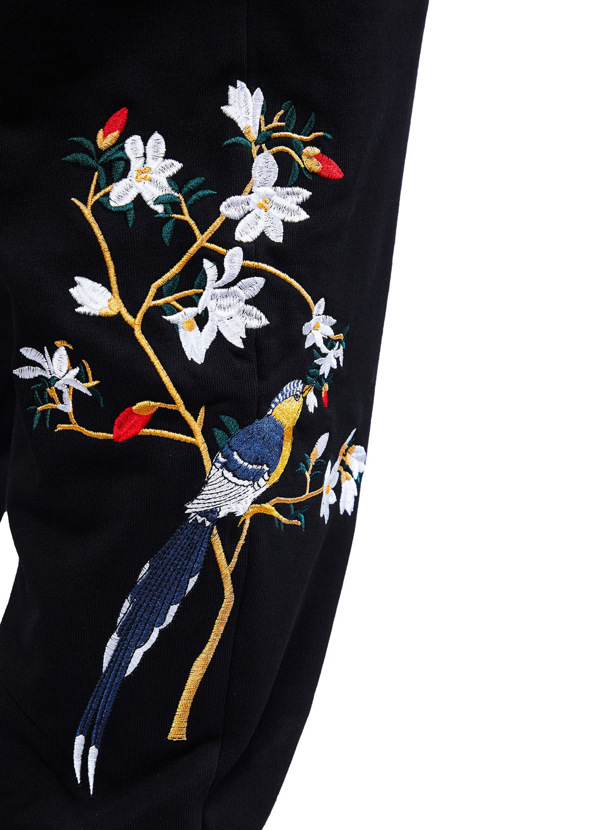 7046 Flowers Embroidery Joggers