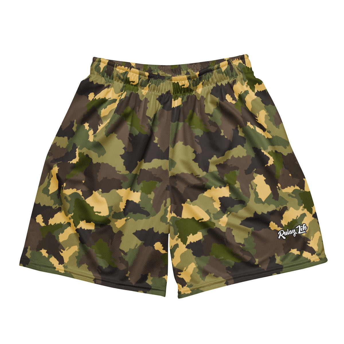 Official Dominican Camouflage Shorts — Forest