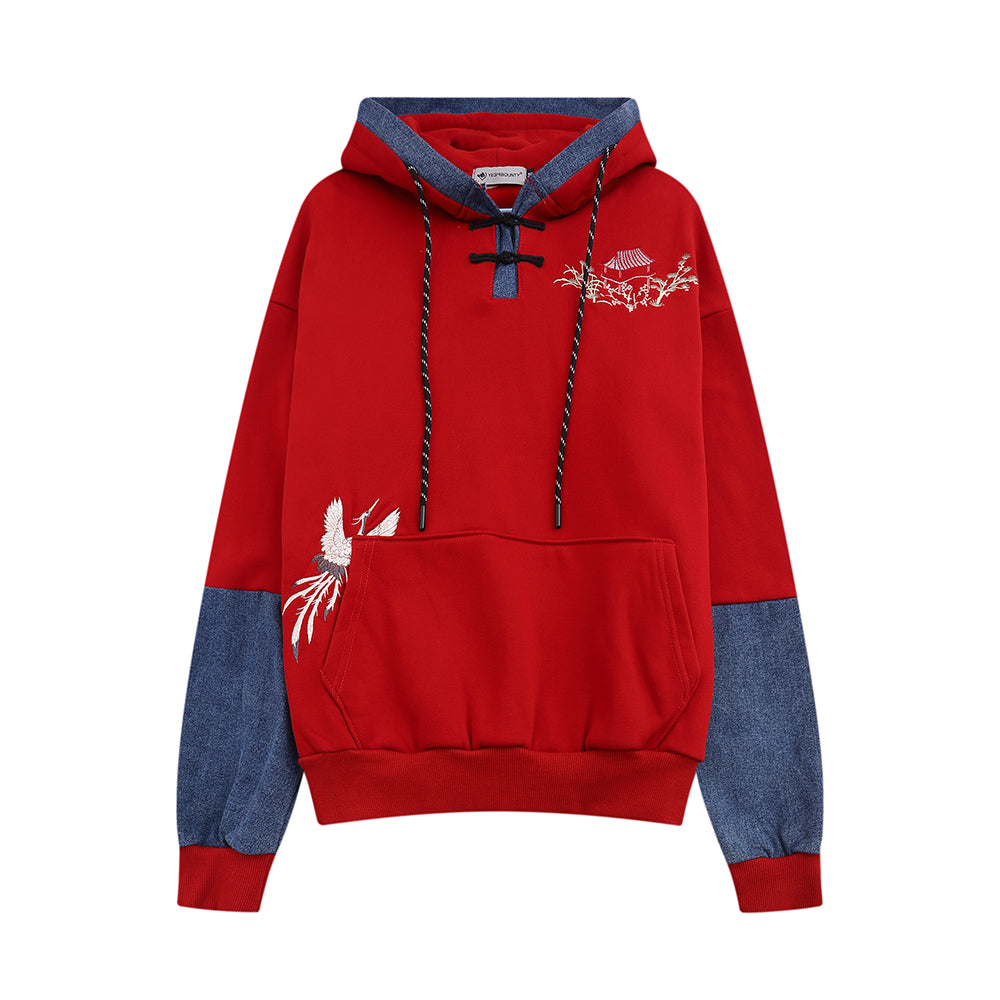 YE731 Fellowship Embroidery Hoodie