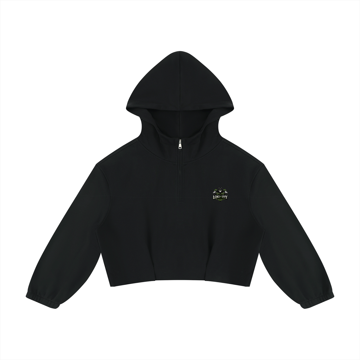 Loki & Ivy Women’s Boxy Quarter-Zip Hoodie