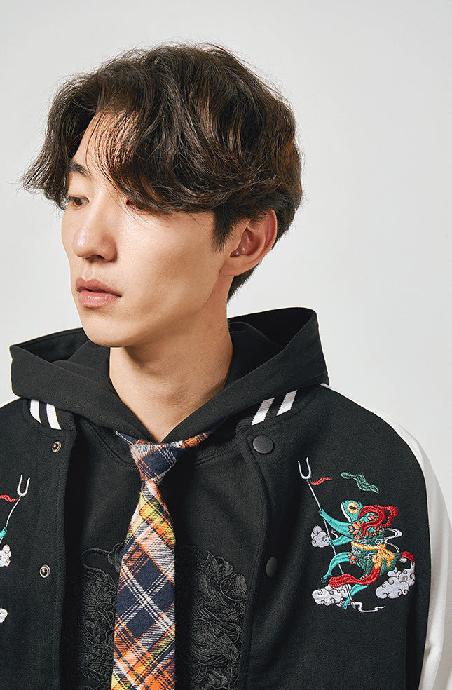 KH3002 Frog Embroidery Jacket