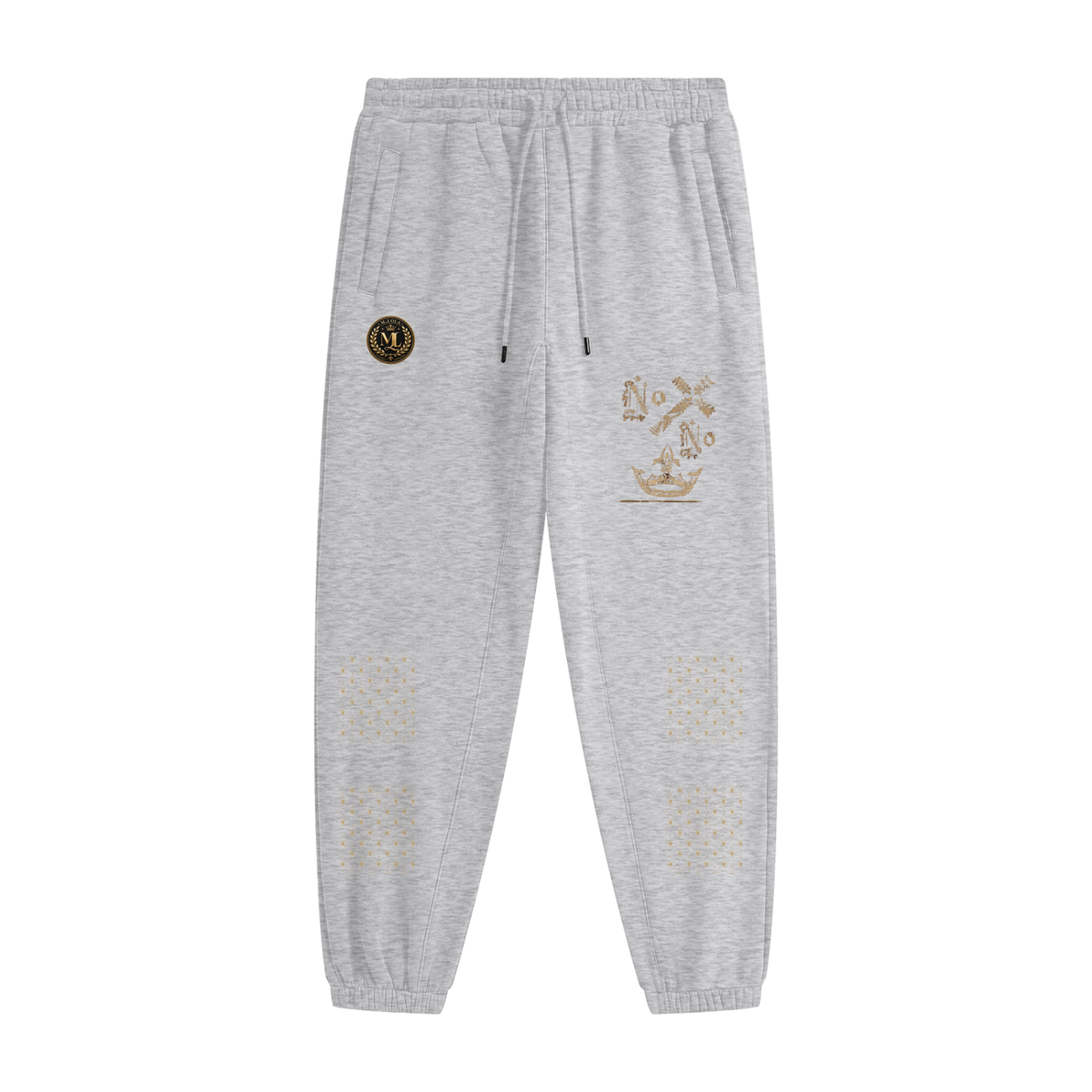 M.Lola "Cross and Crown" Unisex Heavyweight Fleece Joggers