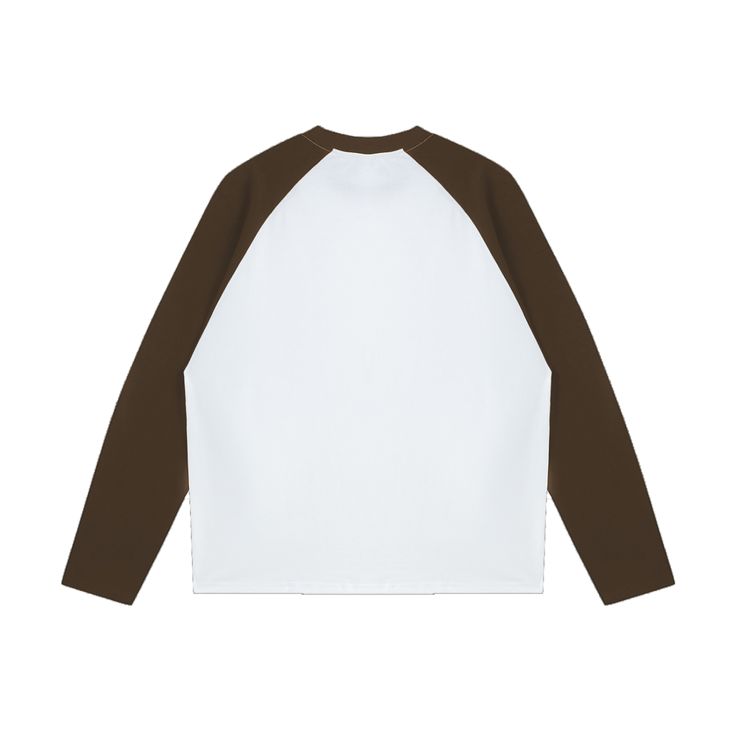 M.Lola “Window” Color-Blocked Raglan Long-Sleeve T-Shirt