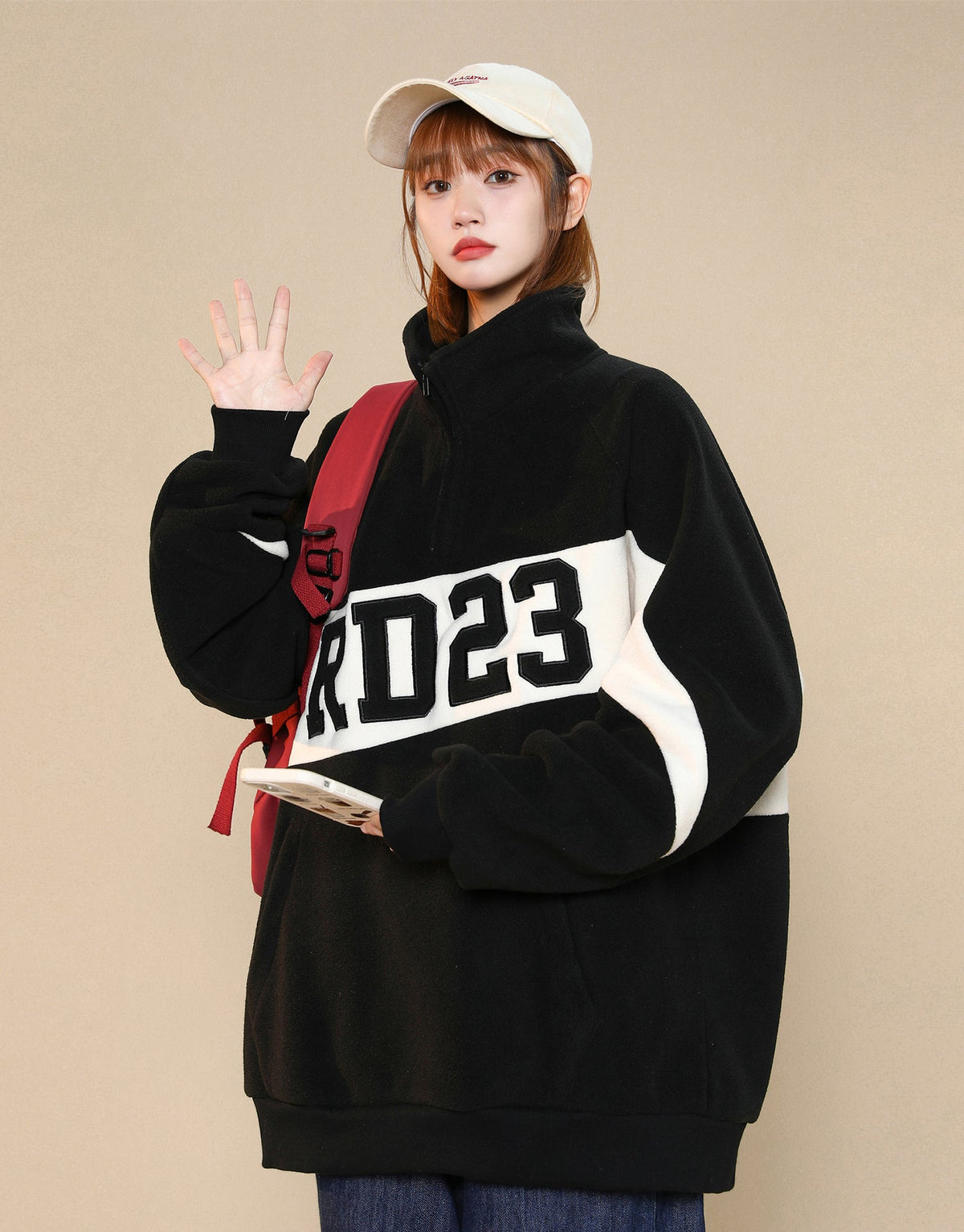 Women's RD23 Quarter Zip Up Sweatshirt