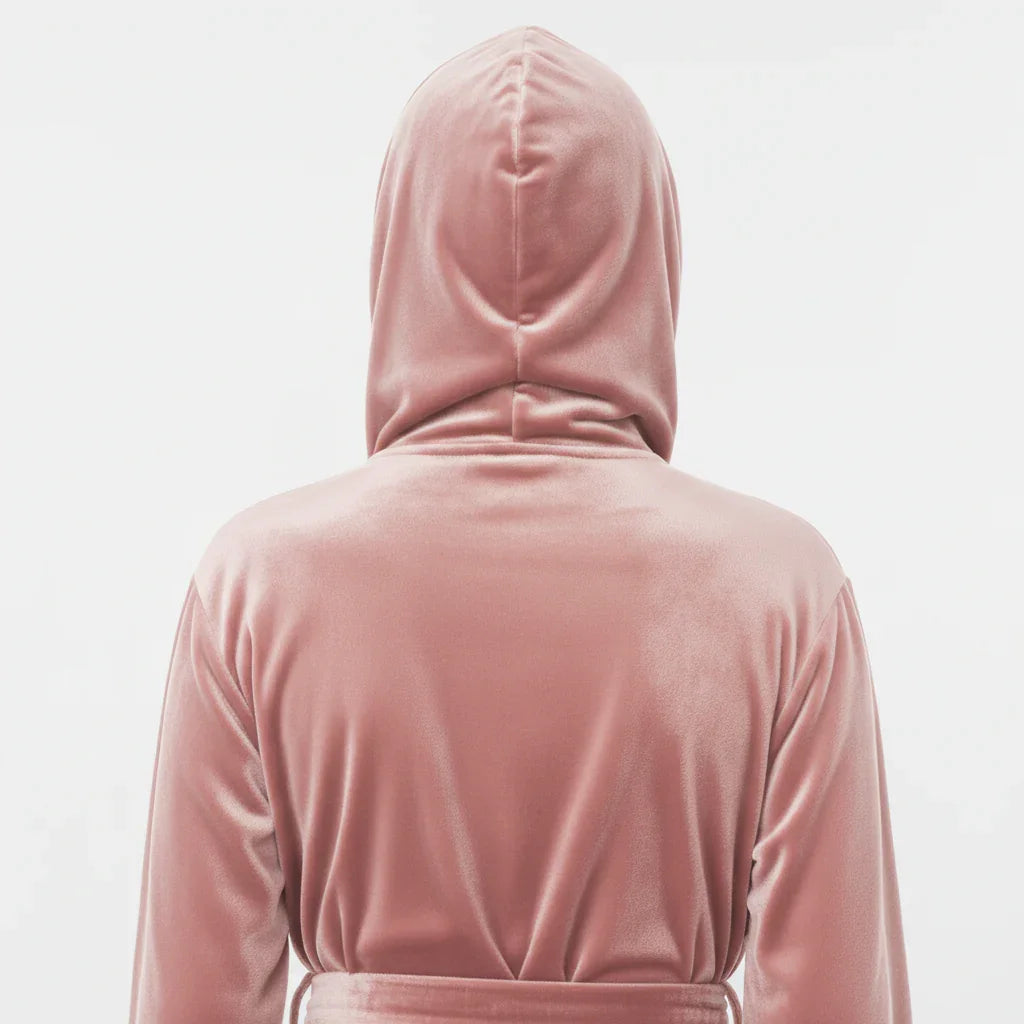 Women’s Plush Hooded Robe - Spa-Worthy Comfort at Home