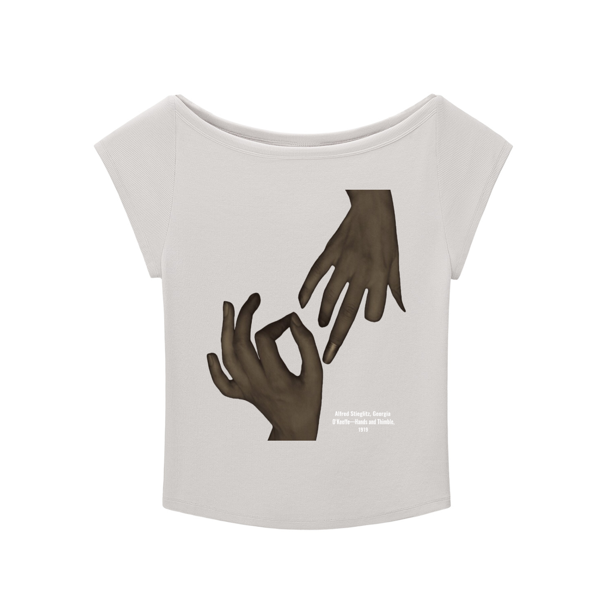 M.Lola “Hands” Essential Wide Neck Baby T-shirt
