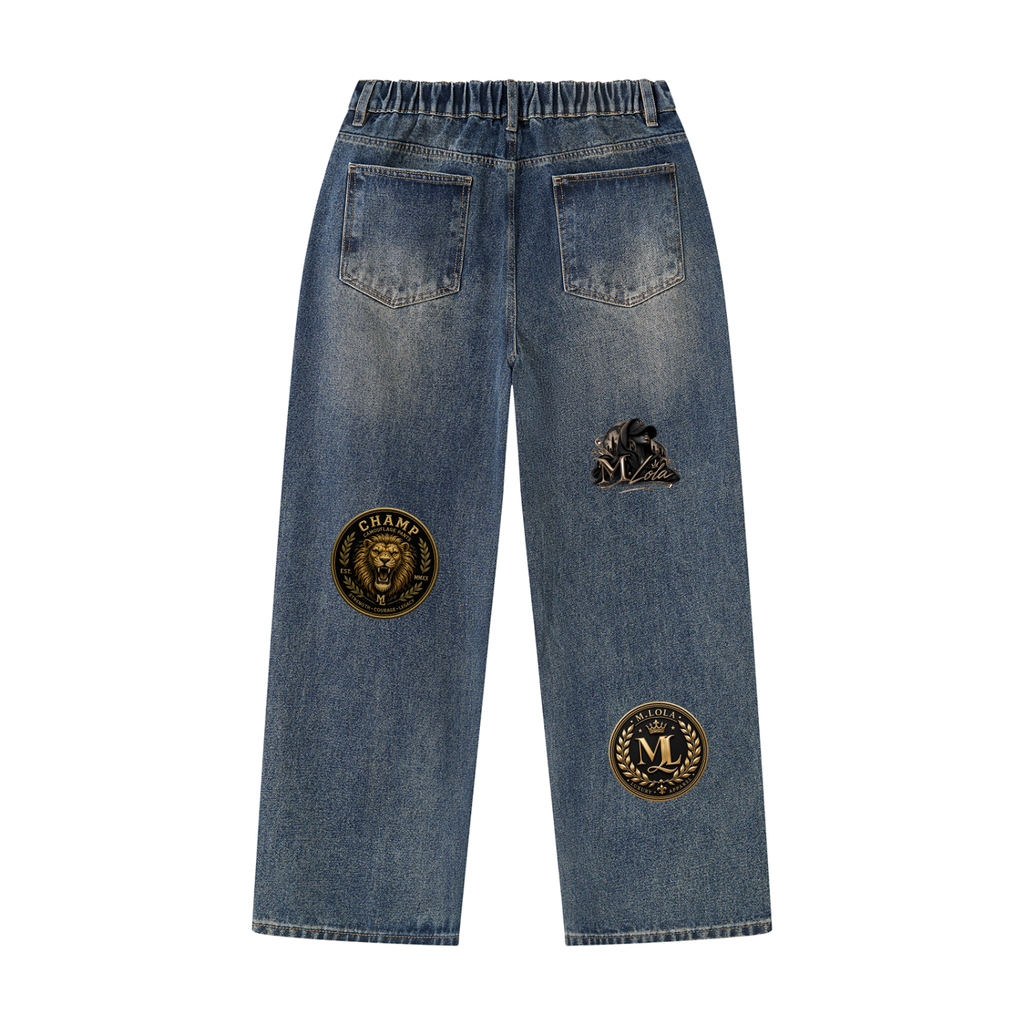 M.Lola “Champ” Men's Vintage Wash Denim Jeans