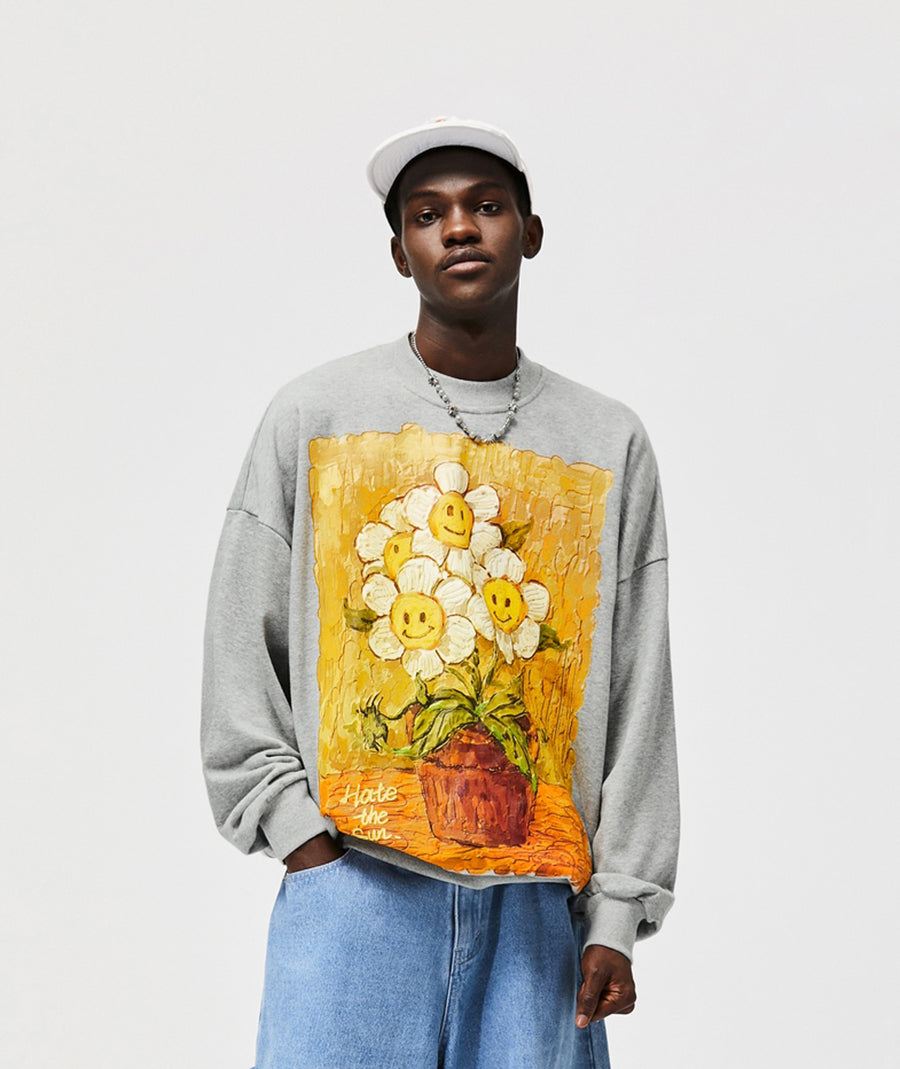 Daisy Flower Splash Art Crew