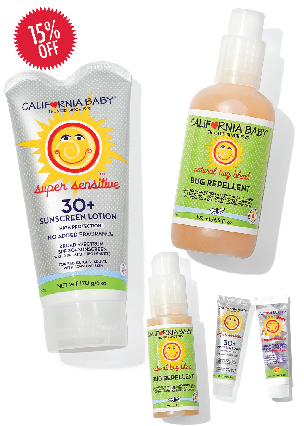 Unscented Sunscreen + Bug Spray Bundle