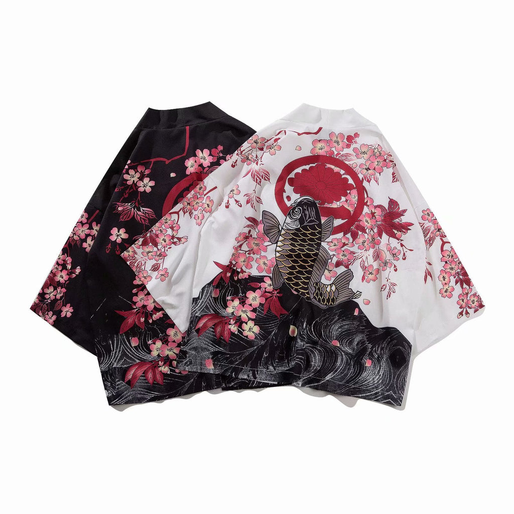 YC70018 Fish in the Pond Kimono