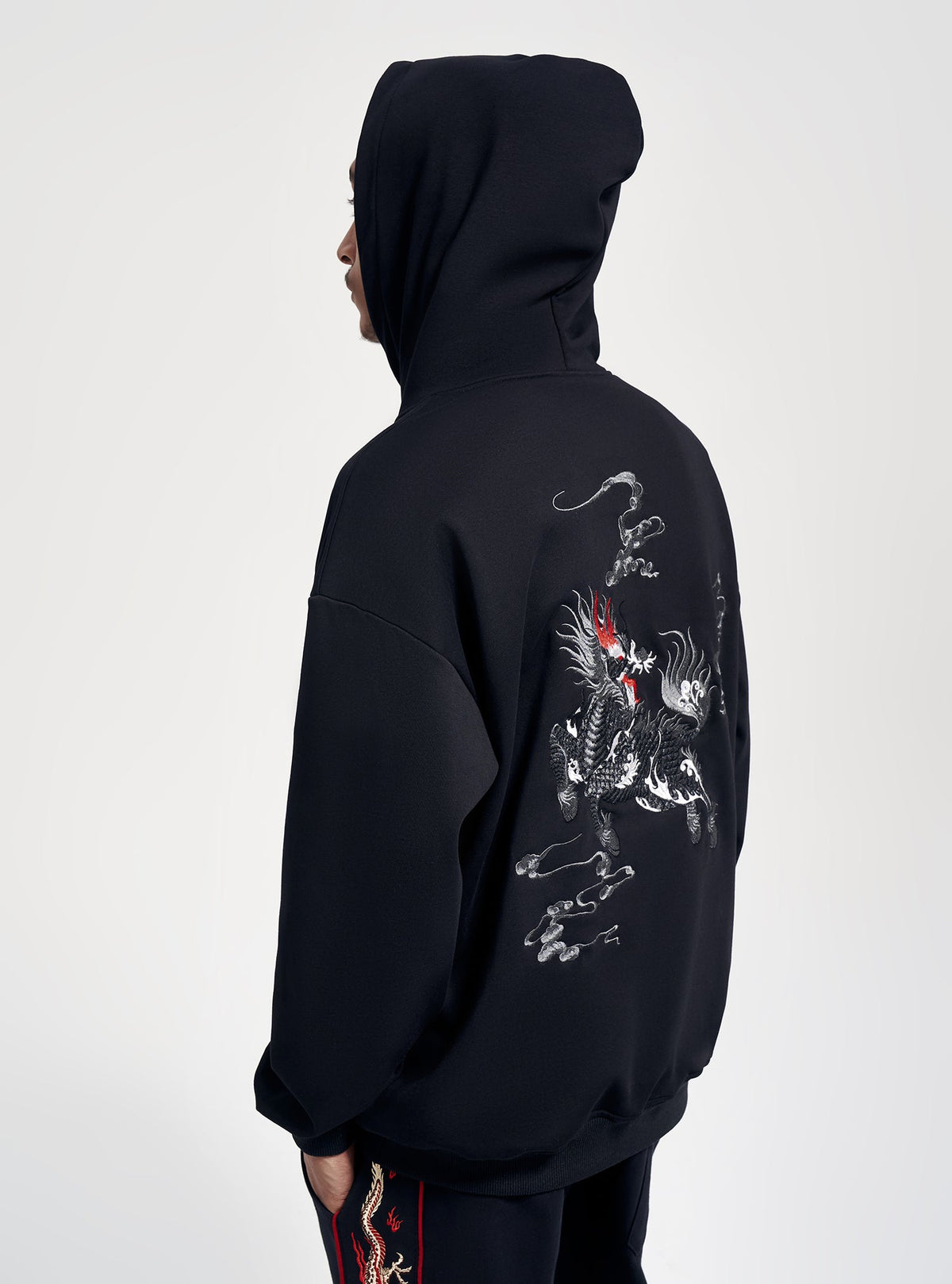 KH9102 Kirin Embroidery Hoodie