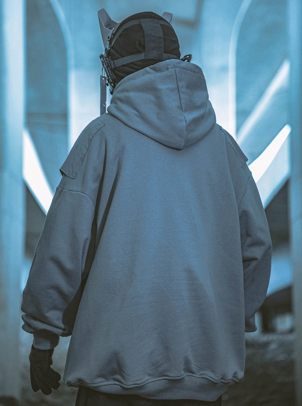 HiH29 Shadow Mixed Hoodie