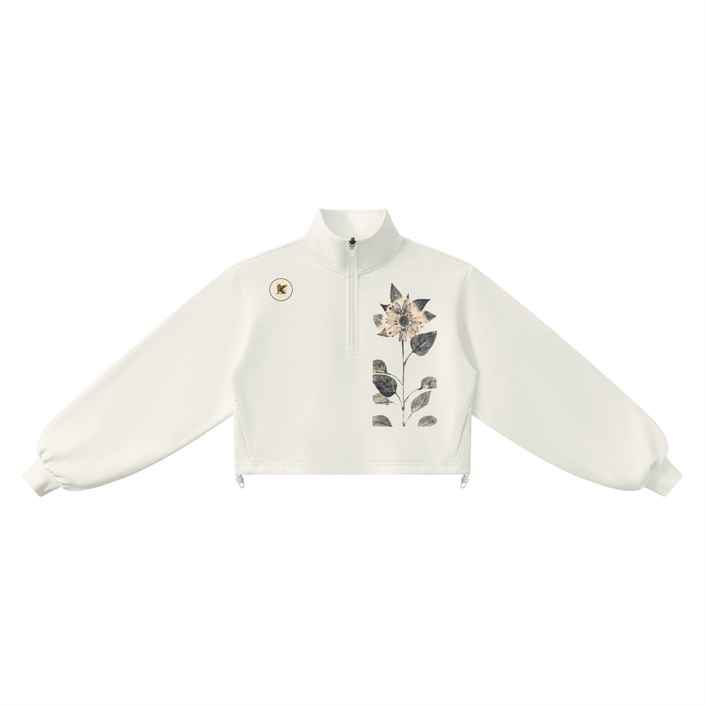 Women’s Mock-Neck Quarter-Zip Sweatshirt