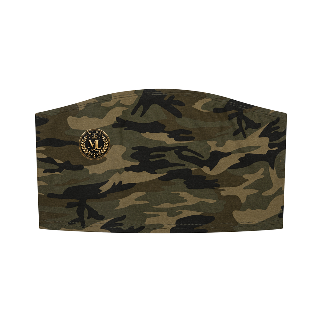M.Lola Women’s Camo Cropped Tube Top