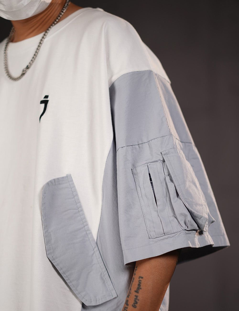 HiT38 Double Patchwork I-Tech Tee