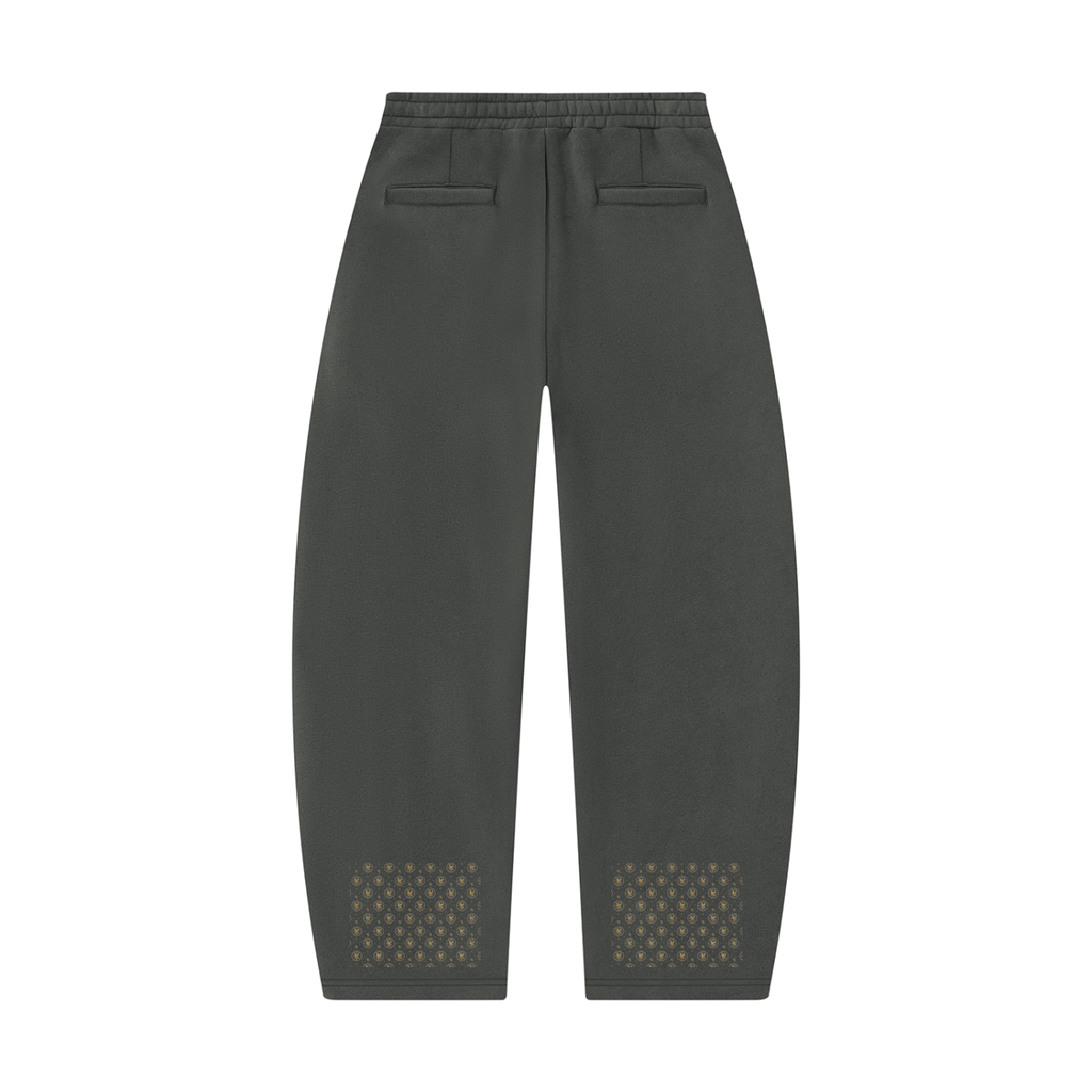 M.Lola "Cross and Crown"Unisex Barrel Leg Sweatpants