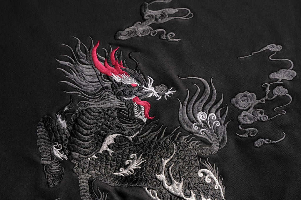 SW9102 Embroidered Kirin Sweater