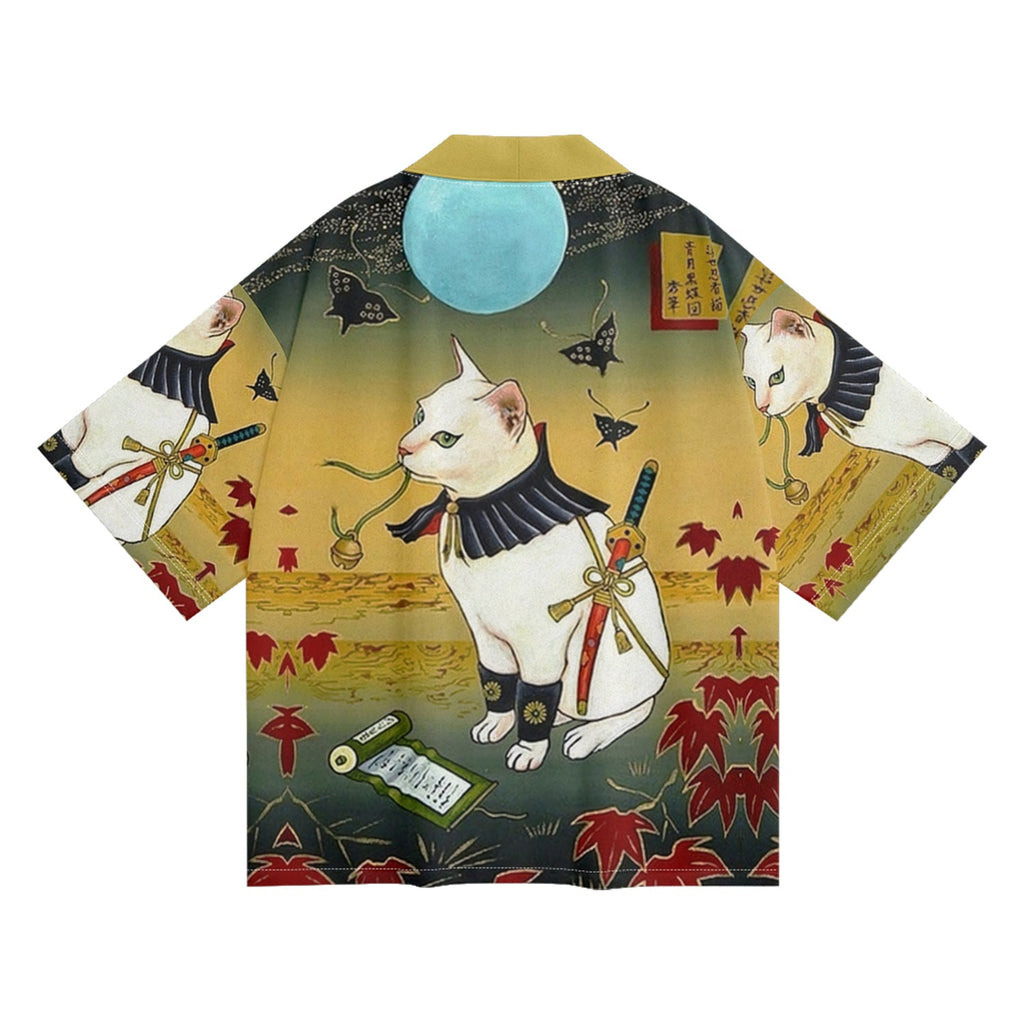 K01 Ninja Cat Kimono