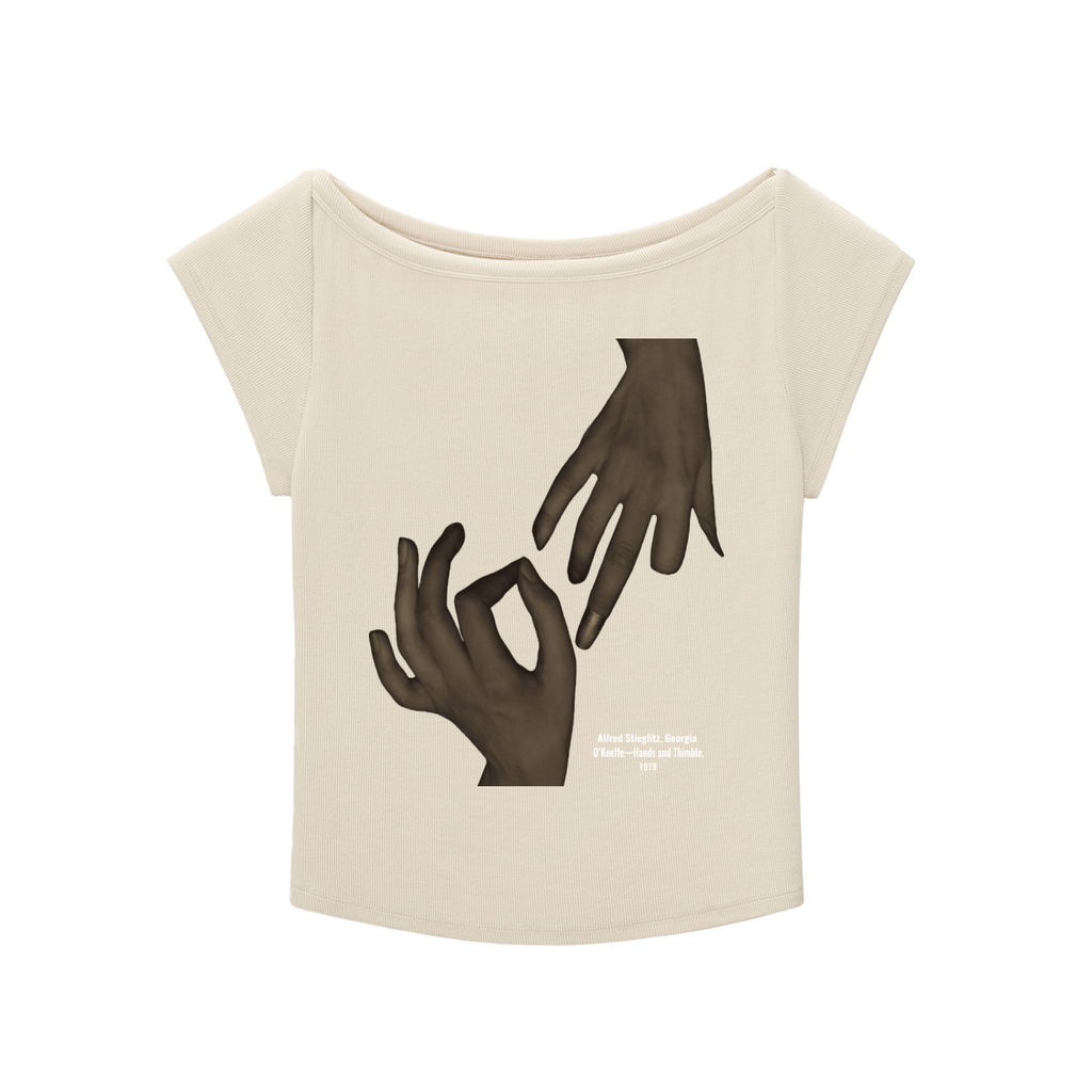 M.Lola “Hands” Essential Wide Neck Baby T-shirt