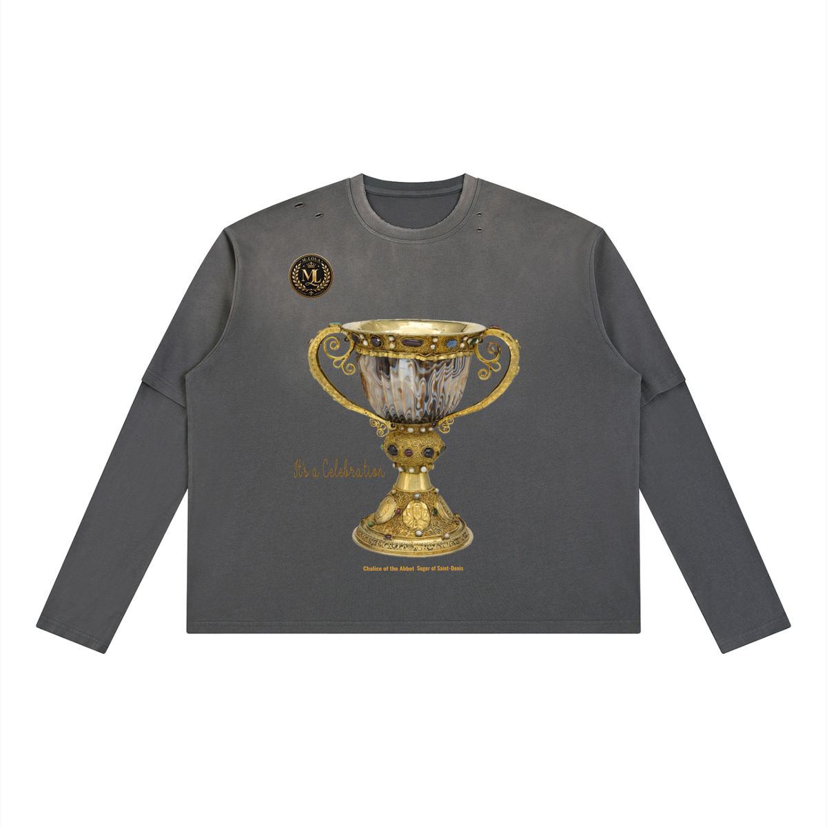 Unisex Vintage Wash Layered T-Shirt