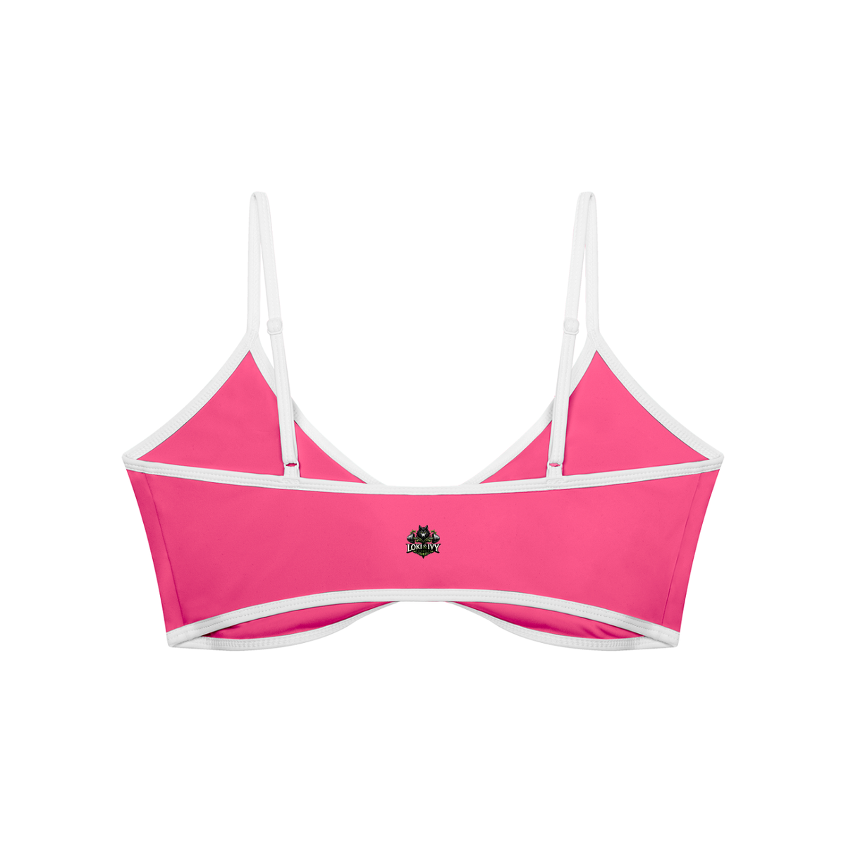 Loki & Ivy Color Block Ruched V-Neck Sports Bra