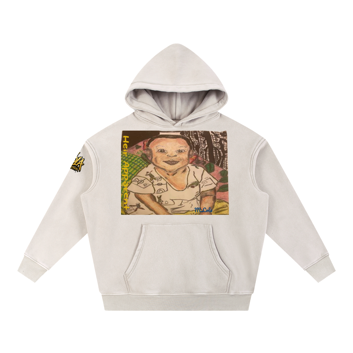 M.Lola "Heir" Snow Wash Fleece Oversize Hoodie