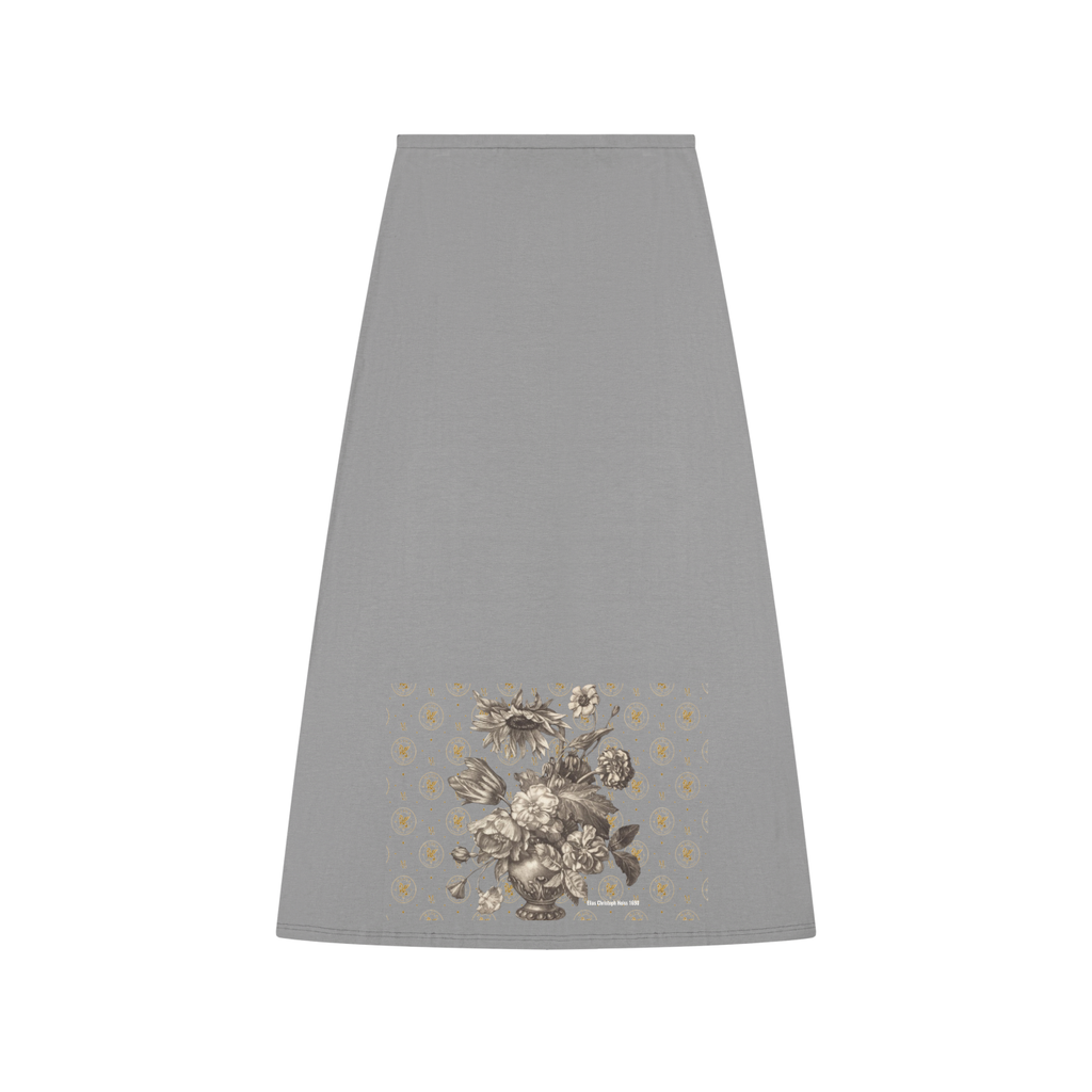 M.Lola “Floral” Women's Solid Color Knit Maxi Skirt