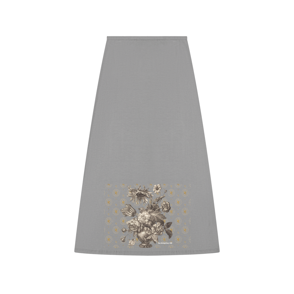 M.Lola “Floral” Women's Solid Color Knit Maxi Skirt