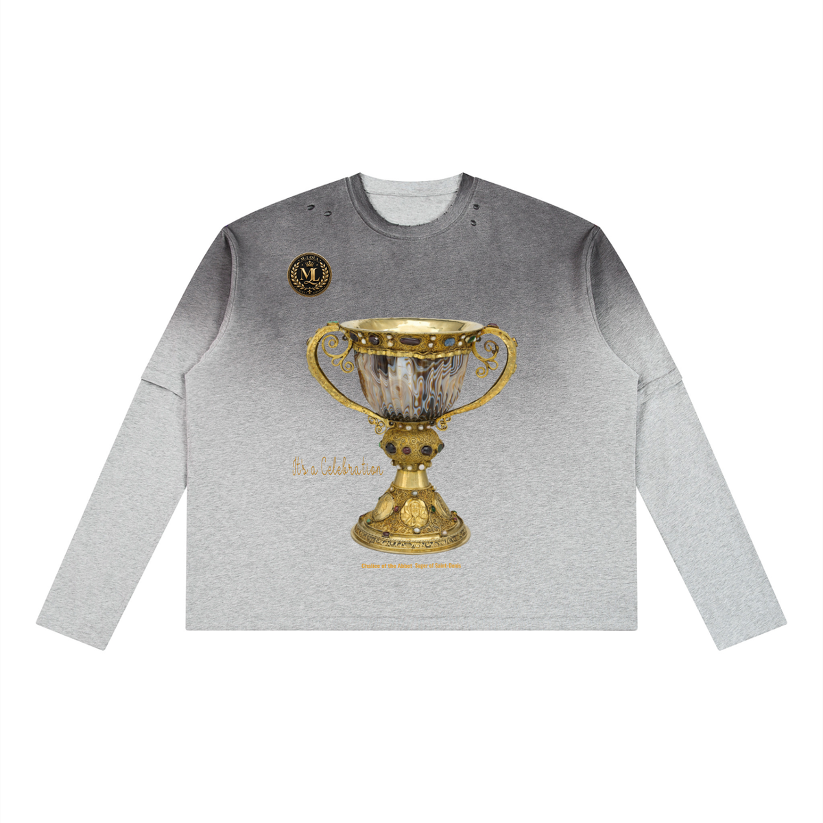 Unisex Vintage Wash Layered T-Shirt