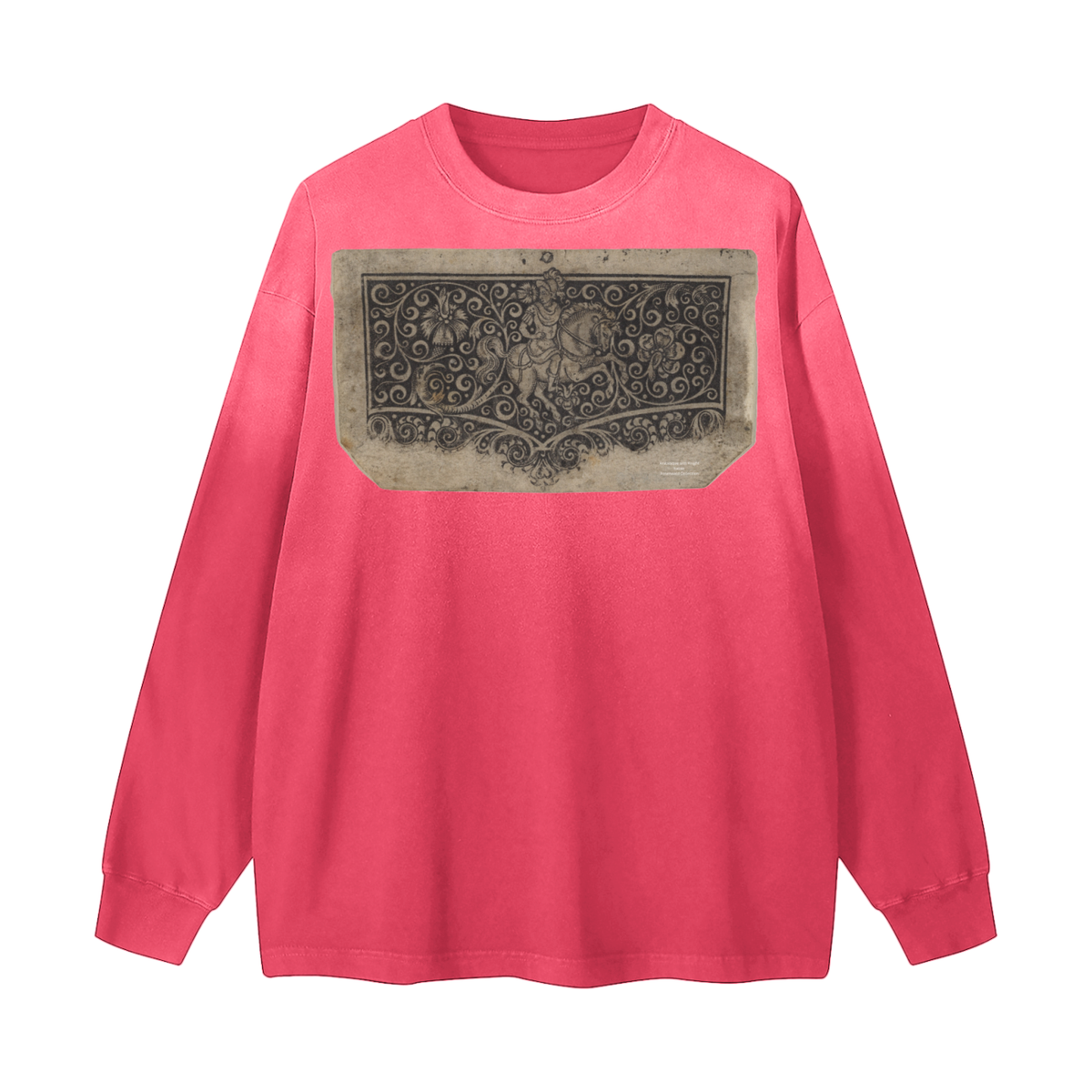 M.Lola “Knight” Gradient Washed Long Sleeve T-Shirt