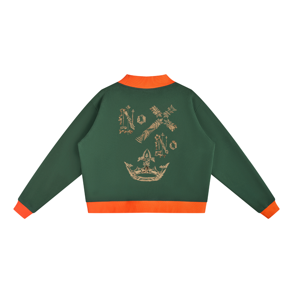 M.Lola "Cross & Crown"Women’s Mock Neck Crewneck Sweatshirt
