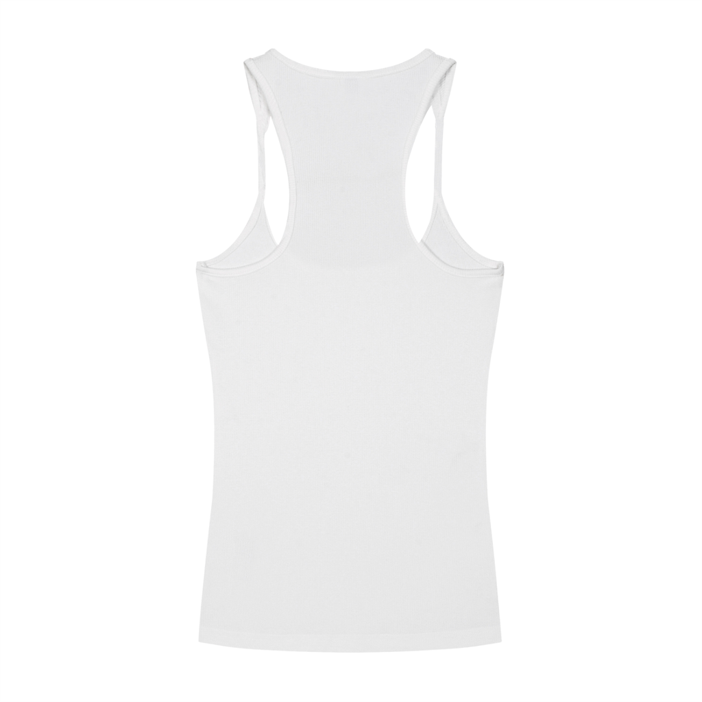M.Lola “Playing Card” Slim Fit Ribbed Racerback Tank Top