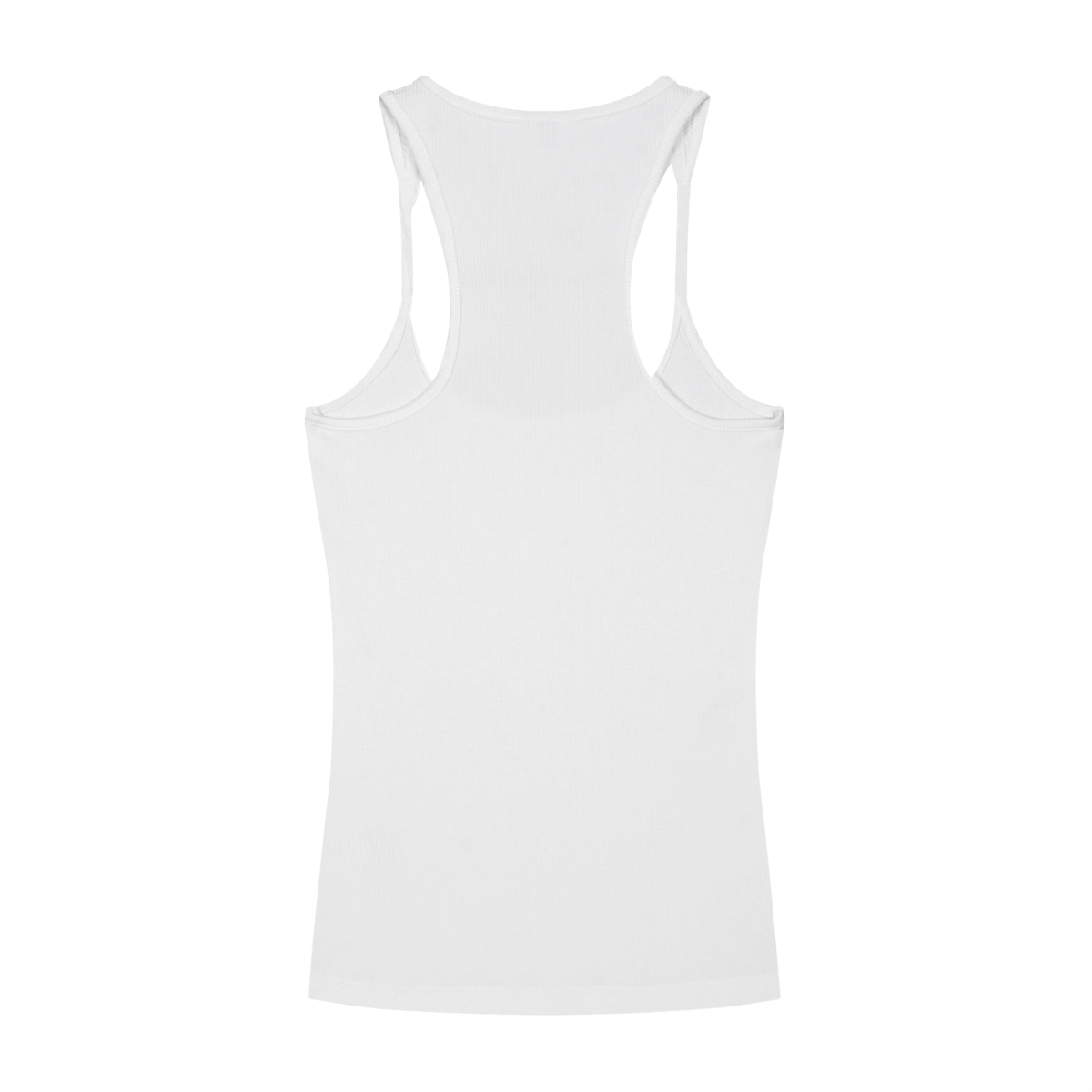 M.Lola “Playing Card” Slim Fit Ribbed Racerback Tank Top