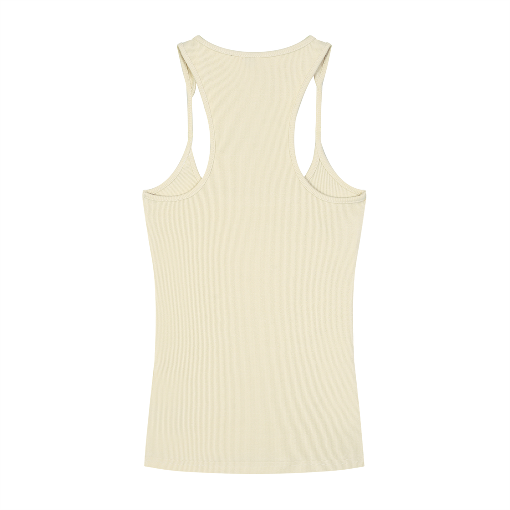 M.Lola “Playing Card” Slim Fit Ribbed Racerback Tank Top