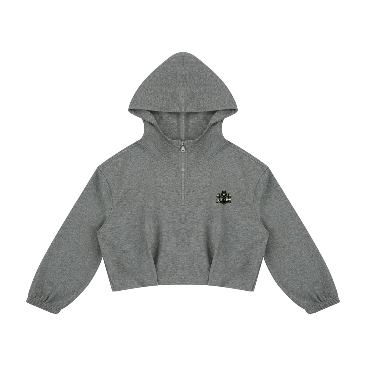 Loki & Ivy Women’s Boxy Quarter-Zip Hoodie