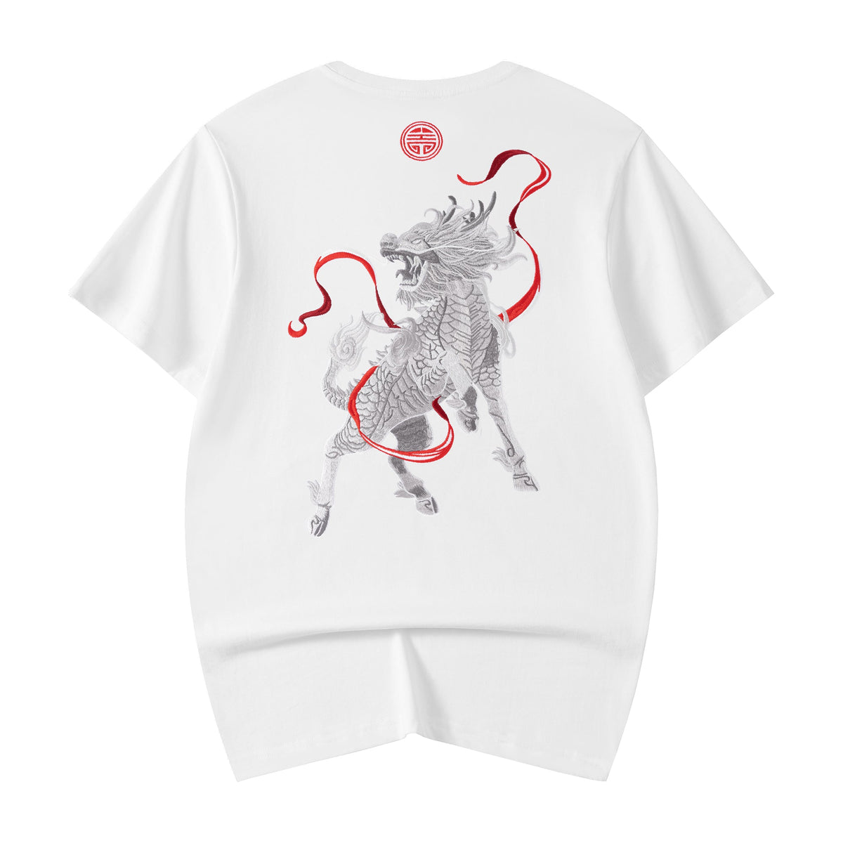 KH755 Raging Kirin Embroidery Tee