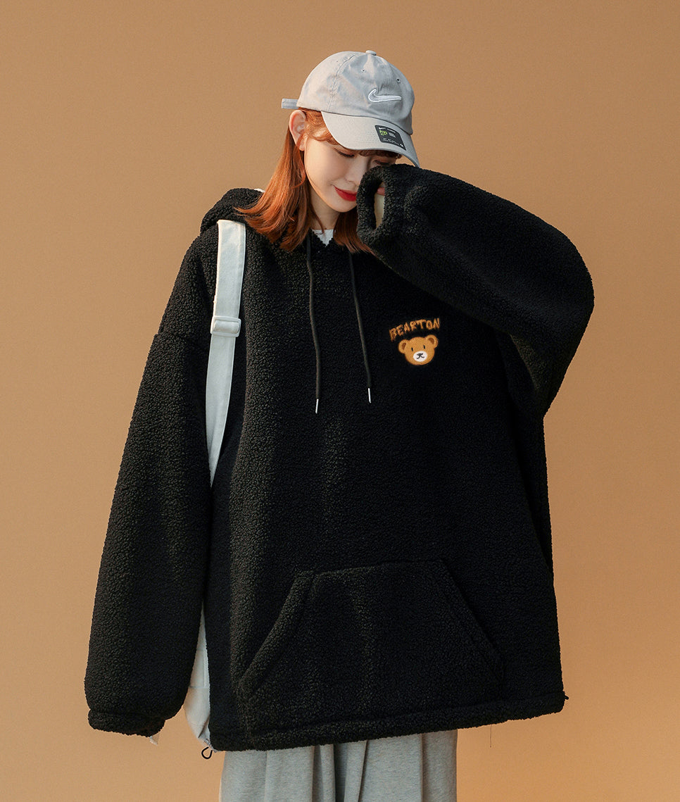 Women's Furry Teddy Bear Hoodie