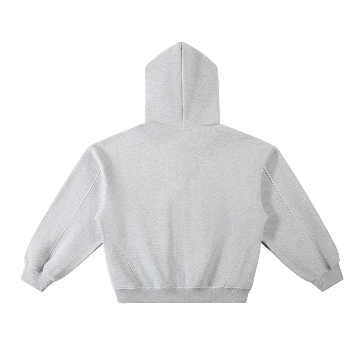 M.Lola “Dragon” Contrast-Stitched Boxy Fleece Hoodie