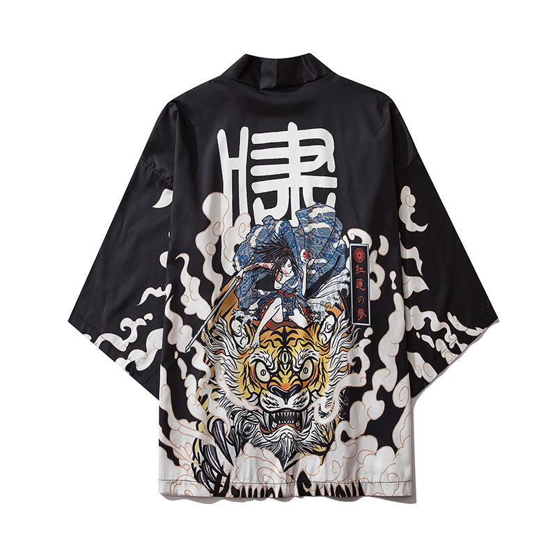 YC6038 Furious Tiger Kimono