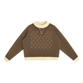 M.Lola "Cross & Crown"Women’s Mock Neck Crewneck Sweatshirt