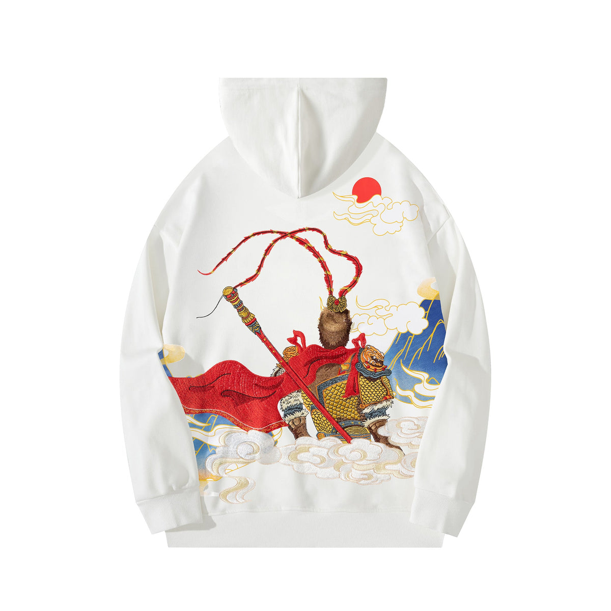Monkey King Embroidery Hoodie