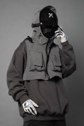 HiH34 Grey Tech Guard Hoodie