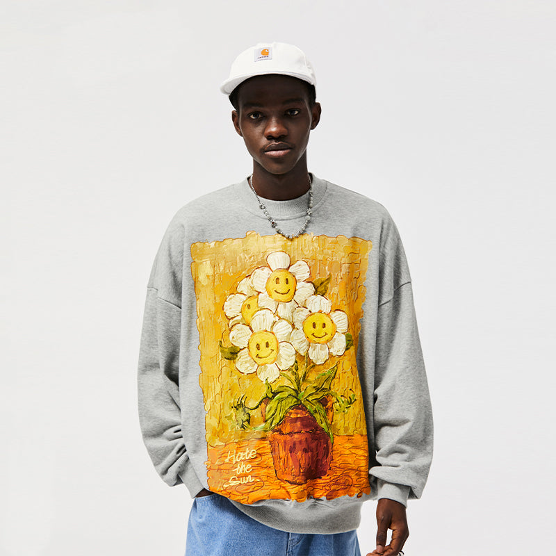 Daisy Flower Splash Art Crew
