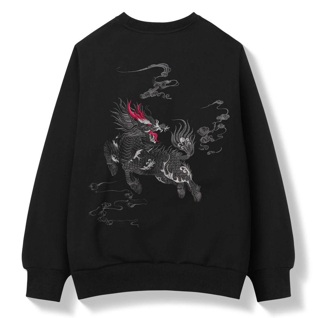 SW9102 Embroidered Kirin Sweater