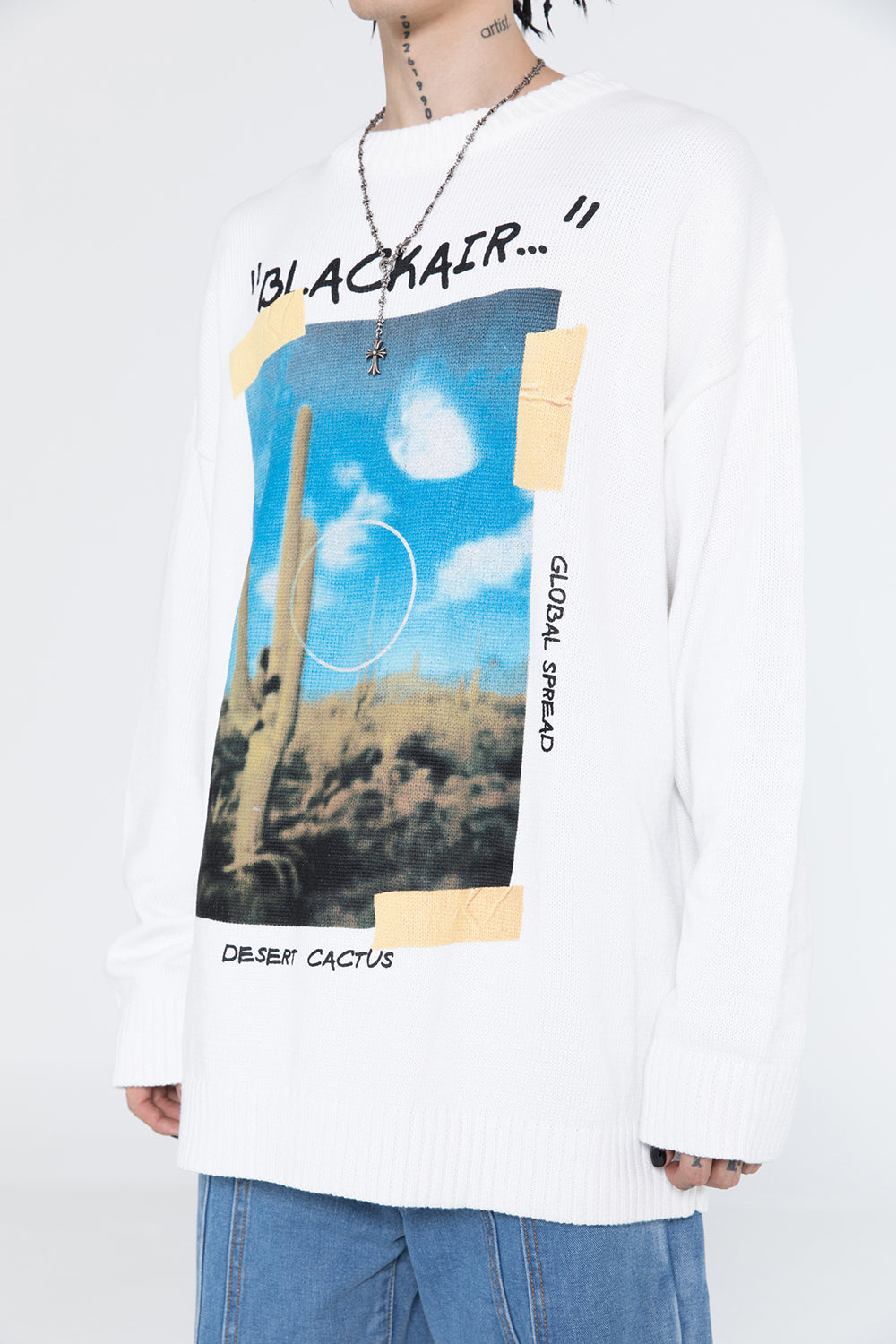 Desert Cactus Knit Sweater